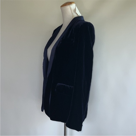 NWT Joie Mehira H Velvet Shawl-Collar Blazer - sz 2 - Picture 5 of 6